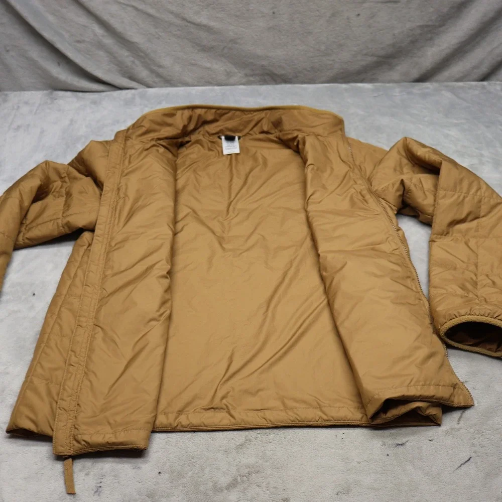North Face Junction Jacket Mens Large Brown Insulated Hiking Quilted Puffer Warm